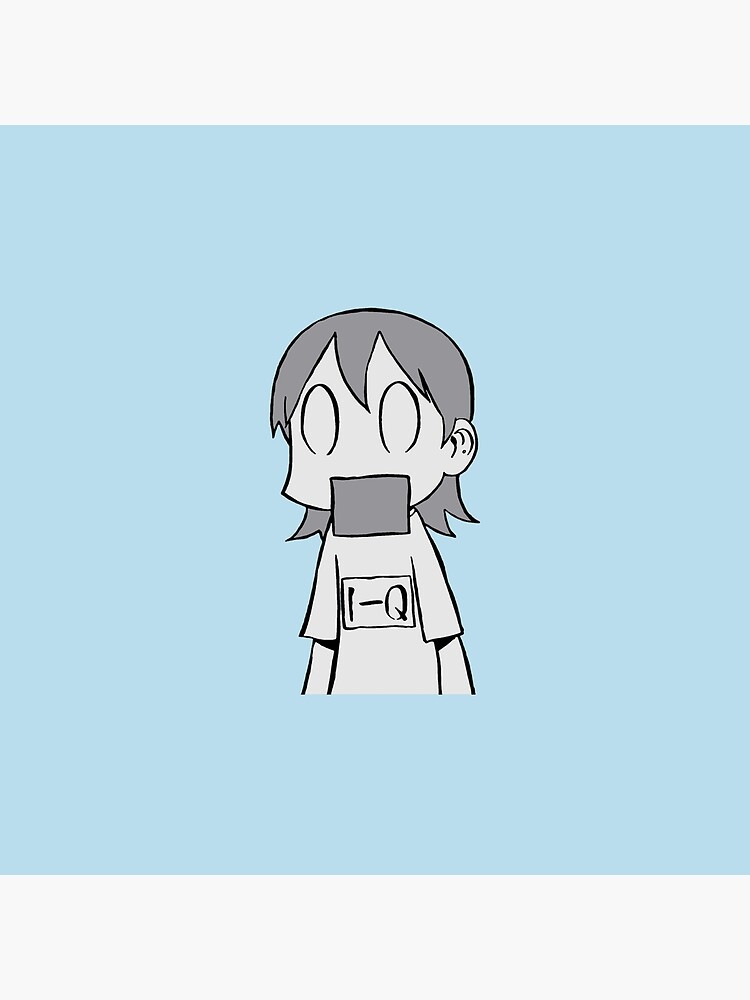 Nichijou Ehh Sticker Throw Pillow - Image 2
