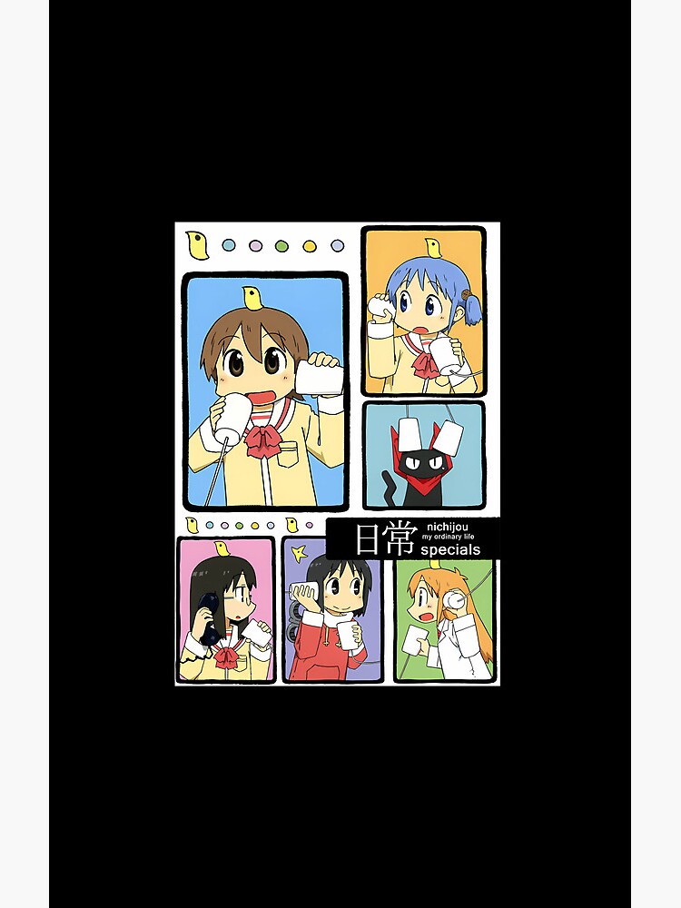Nichijou Main Characters Shower Curtain - Image 2