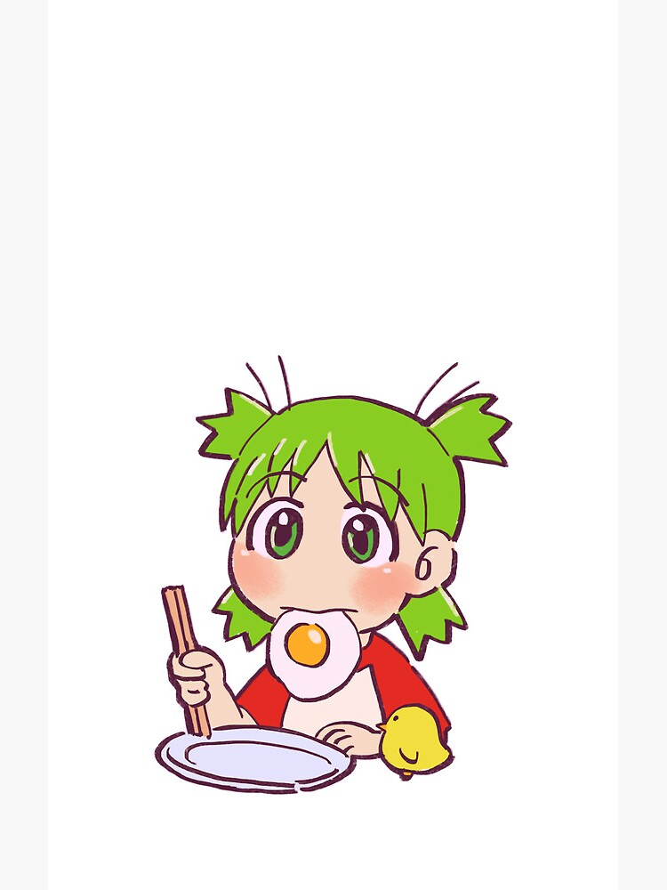 Yotsuba Eating Fried Egg Yotsubato Shower Curtain - Image 2