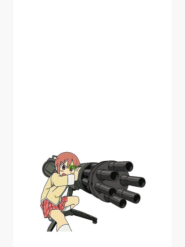 Nichijou Misato Minigun Shower Curtain - Image 2