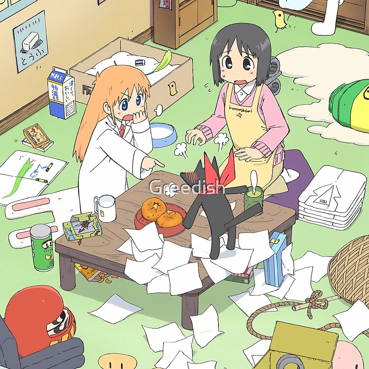Nichijou Nano Shinonome And Hakase Shinonome Tote Bag - Image 2