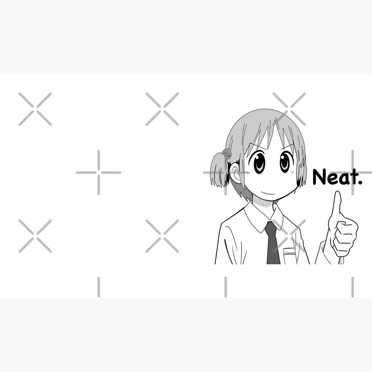 Nichijou Mio Neat Meme Mug - Image 3