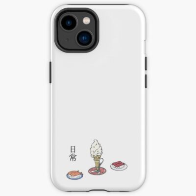 Nichijou Ice Cream And Sushi Iphone Case