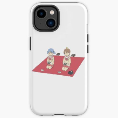 Nichijou Relaxing Mio Naganohara And Yuuko Aioi Iphone Case