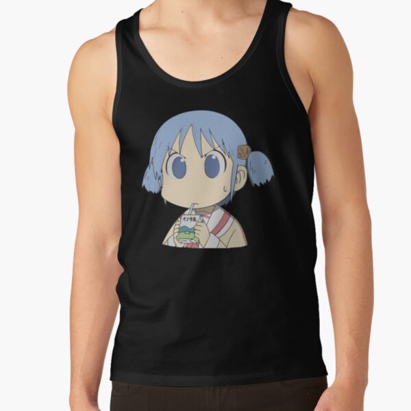 Nichijou Mio Naganohara Drink Milk Tank Top - Image 3