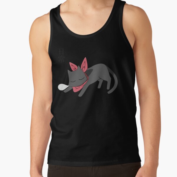 Nichijou Sleeping Sakomoto Tank Top - Image 2