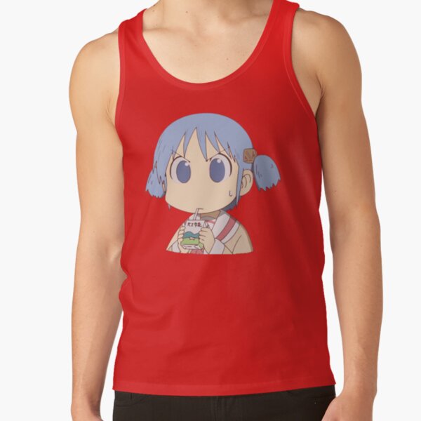 Nichijou Mio Naganohara Drink Milk Tank Top - Image 4