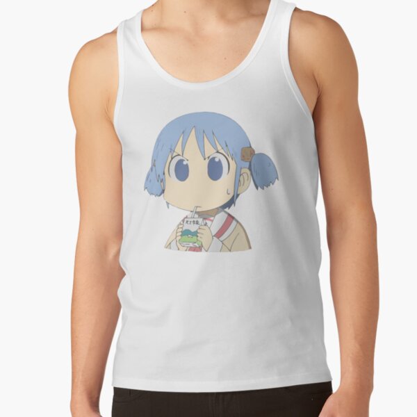 Nichijou Mio Naganohara Drink Milk Tank Top - Image 2