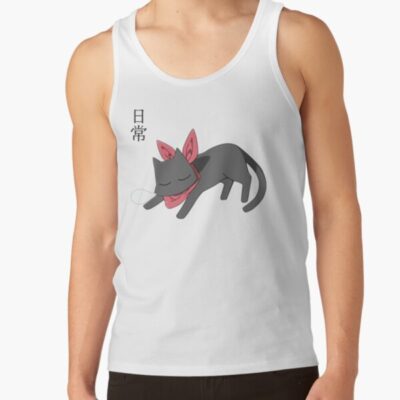 Nichijou Sleeping Sakomoto Tank Top
