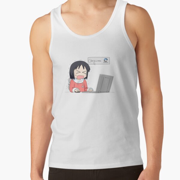 Nichijou Nano Shinonome Crying Tank Top - Image 2