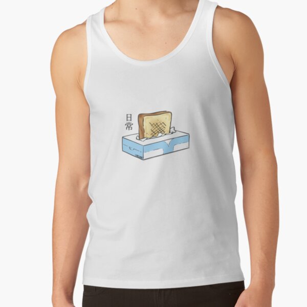 Nichijou Tissue Box Toaster Tank Top - Image 2