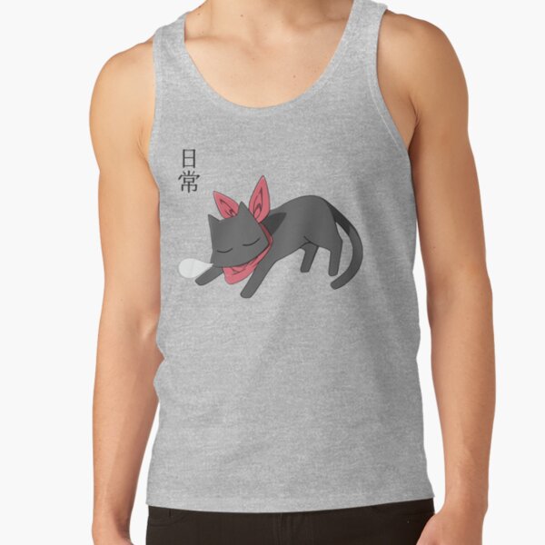 Nichijou Sleeping Sakomoto Tank Top - Image 3