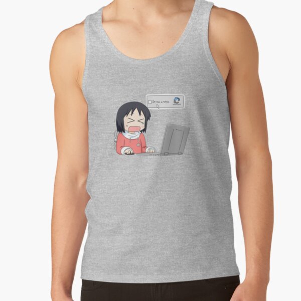 Nichijou Nano Shinonome Crying Tank Top - Image 3