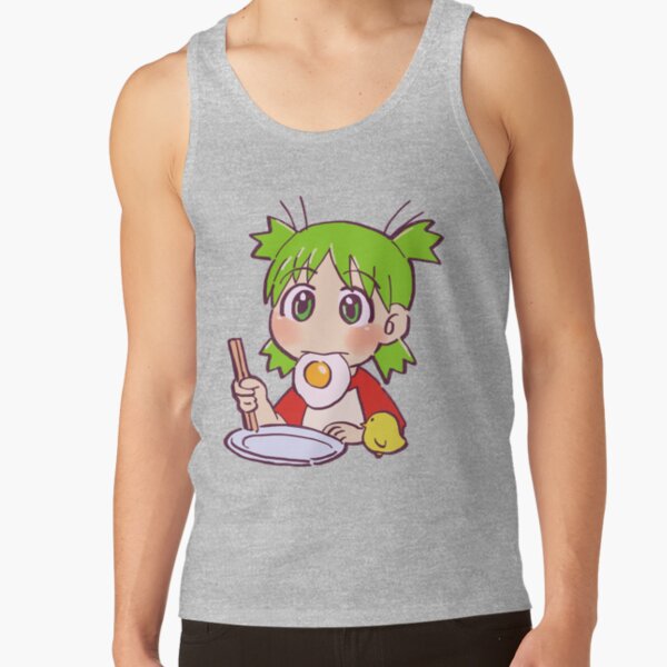 I Draw Yotsuba Eating Fried Egg Yotsubato Tank Top - Image 3