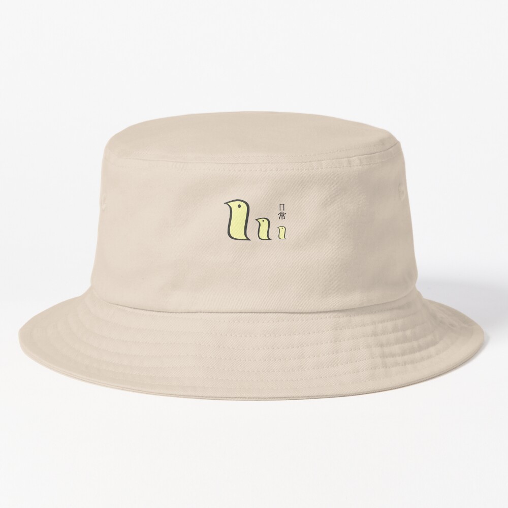 Nichijou Three Little Birds Bucket Hat