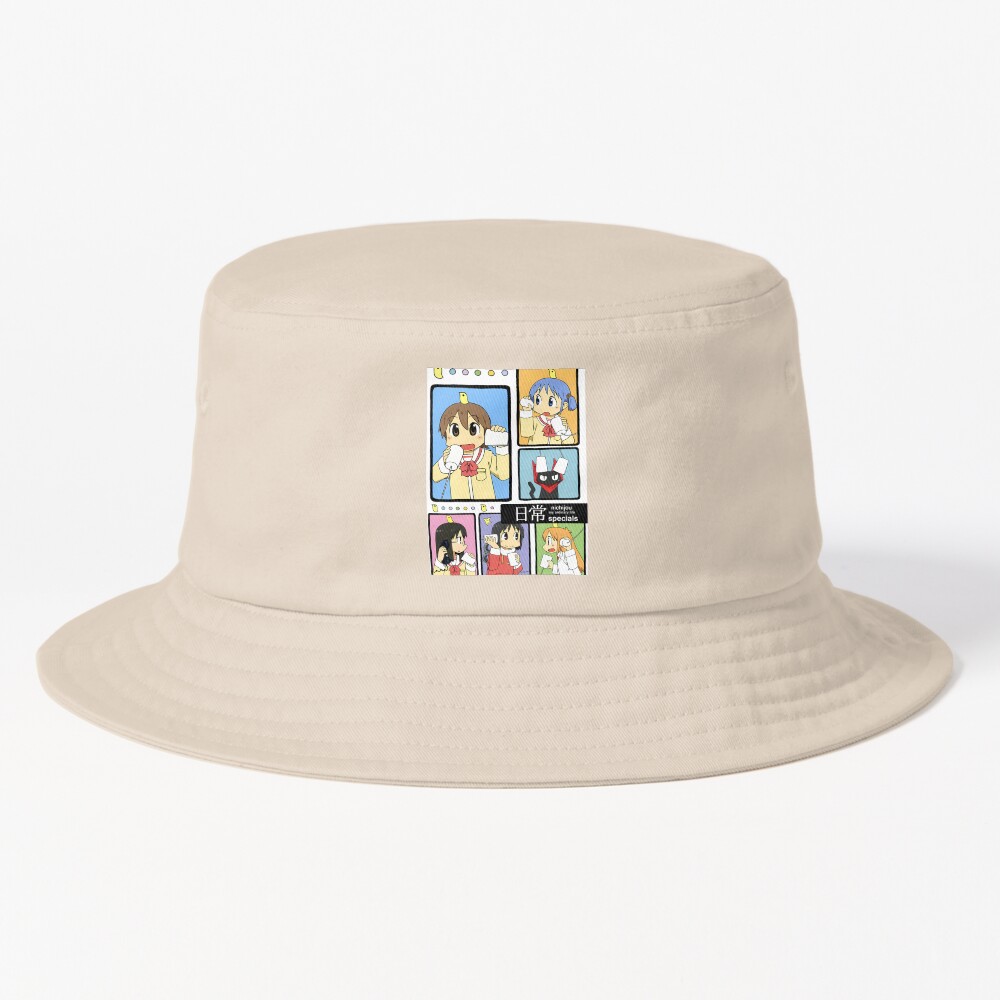 Nichijou Main Characters Bucket Hat