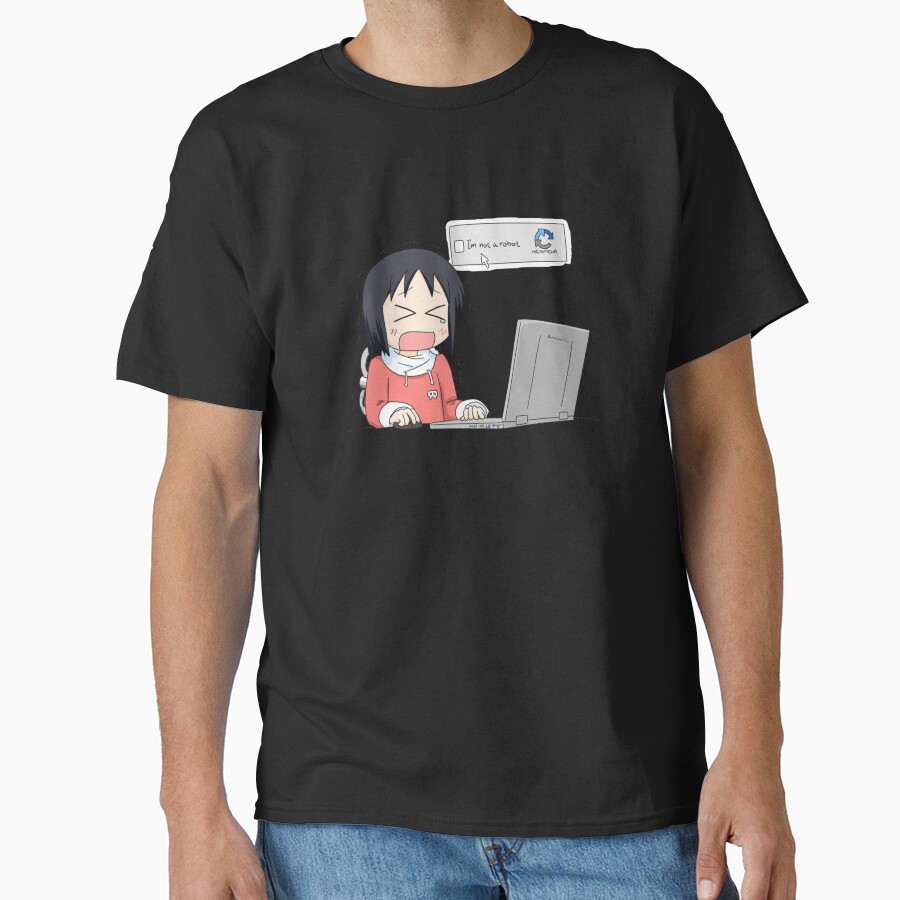 Nichijou Nano Shinonome Crying T-shirt