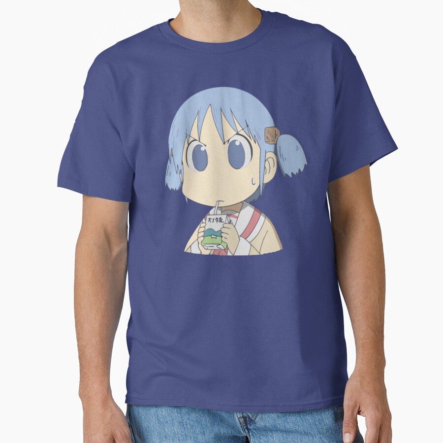 Nichijou Mio Naganohara Drink Milk T-shirt - Image 4