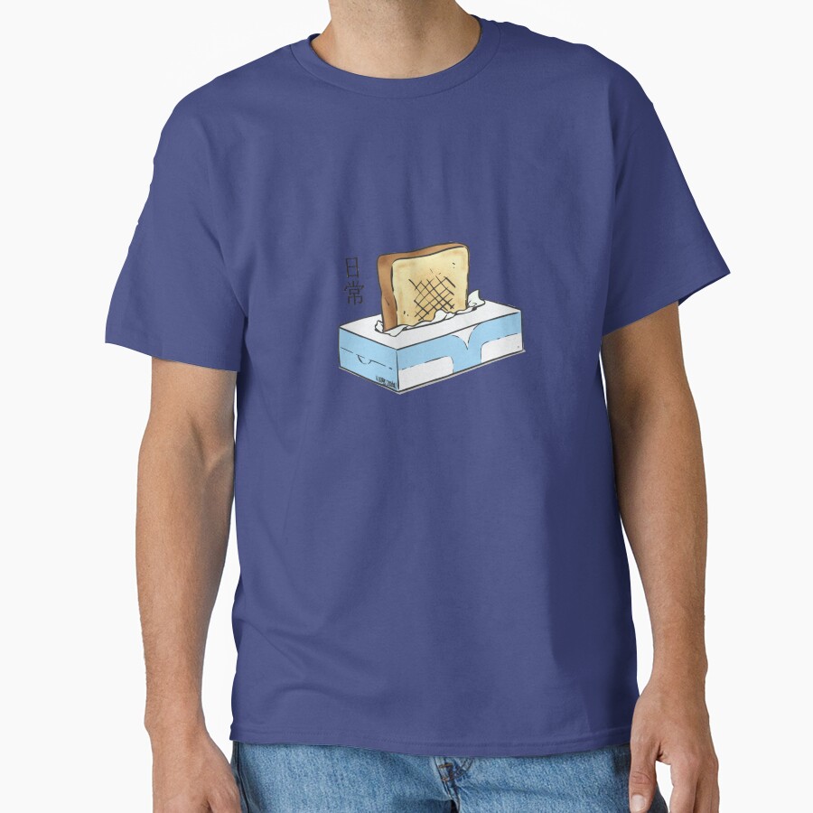 Nichijou Tissue Box Toaster T-shirt - Image 5