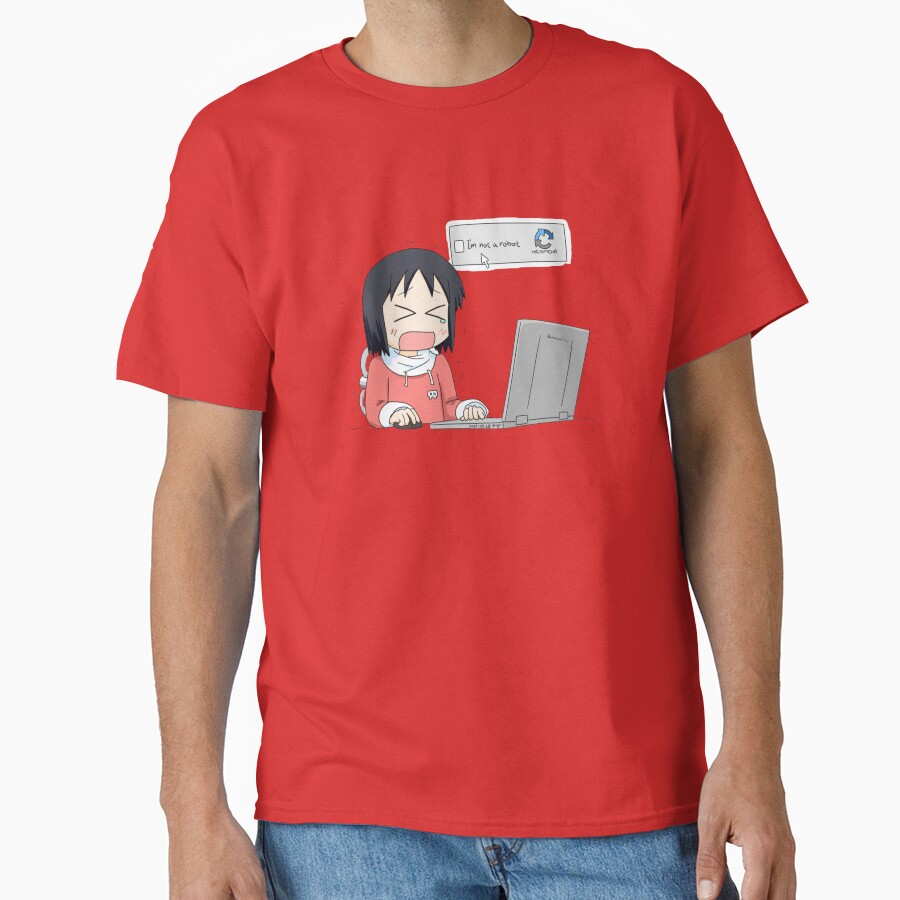 Nichijou Nano Shinonome Crying T-shirt - Image 5