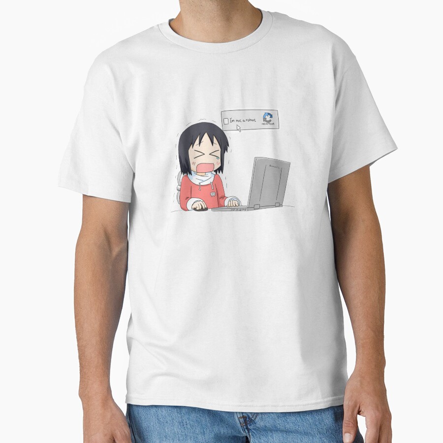 Nichijou Nano Shinonome Crying T-shirt - Image 2