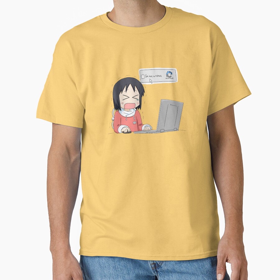 Nichijou Nano Shinonome Crying T-shirt - Image 6