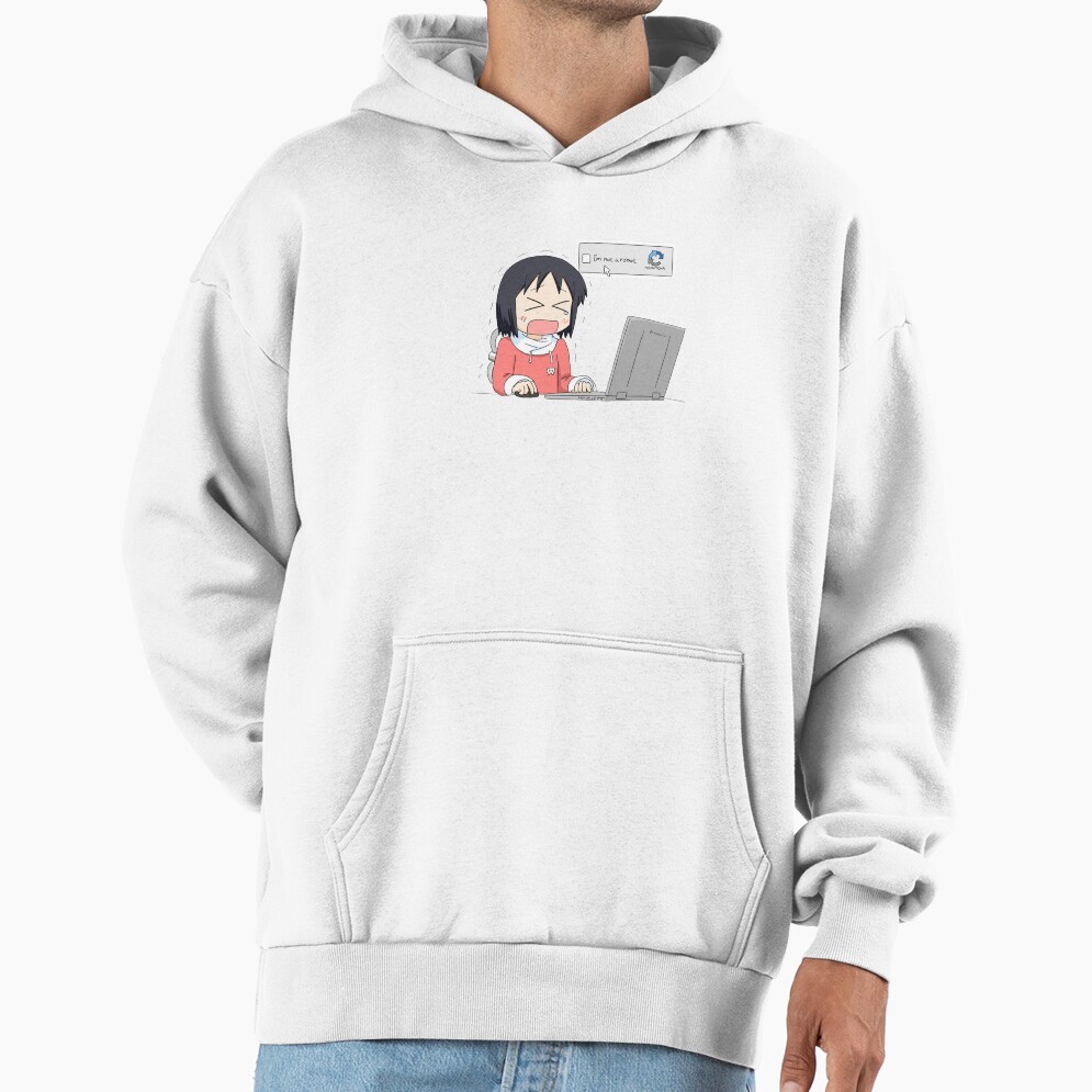 Nichijou Nano Shinonome Crying Hoodie - Image 2