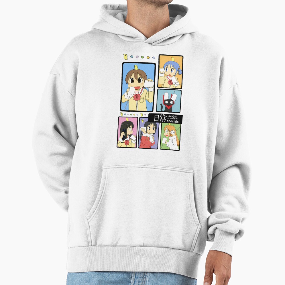 Nichijou Main Characters Hoodie - Image 2
