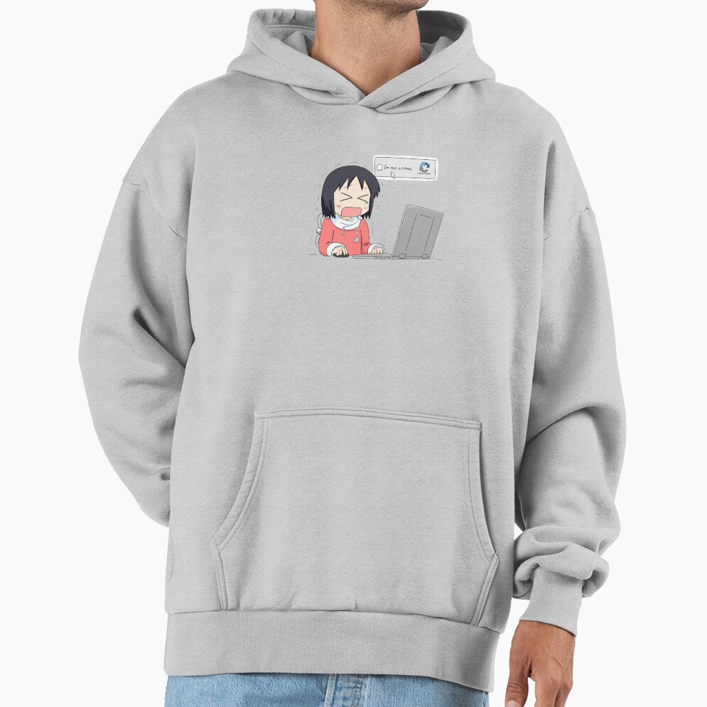 Nichijou Nano Shinonome Crying Hoodie - Image 4