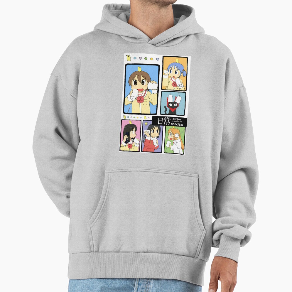 Nichijou Main Characters Hoodie - Image 4