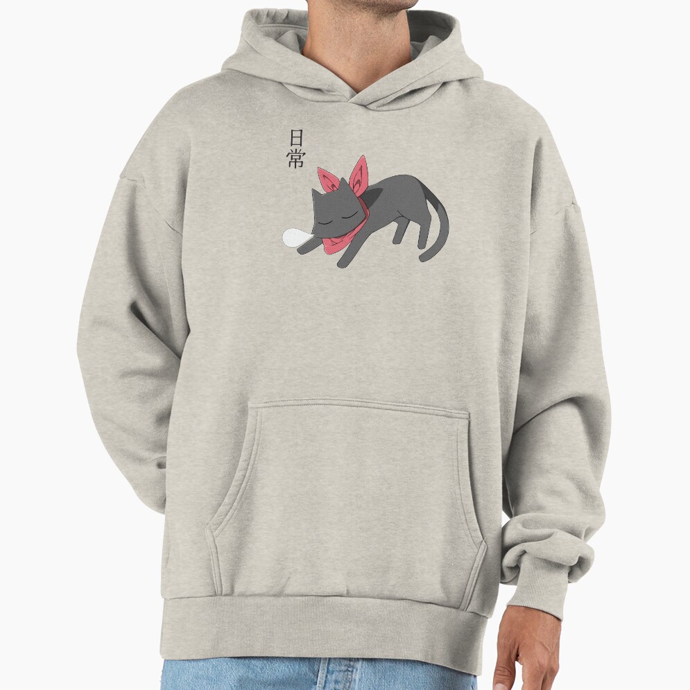 Nichijou Sleeping Sakomoto Hoodie - Image 3