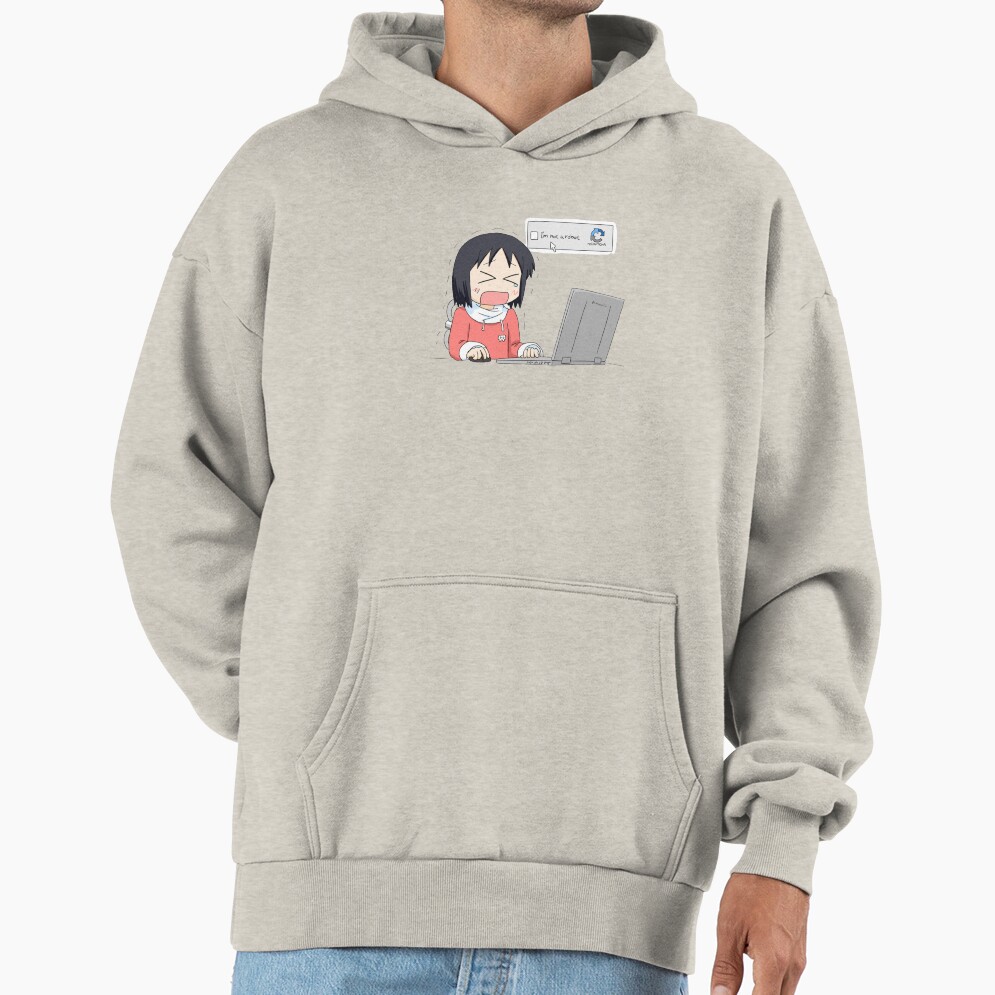 Nichijou Nano Shinonome Crying Hoodie - Image 3