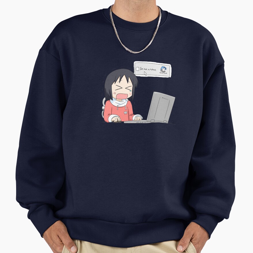 Nichijou Nano Shinonome Crying Sweatshirt - Image 5
