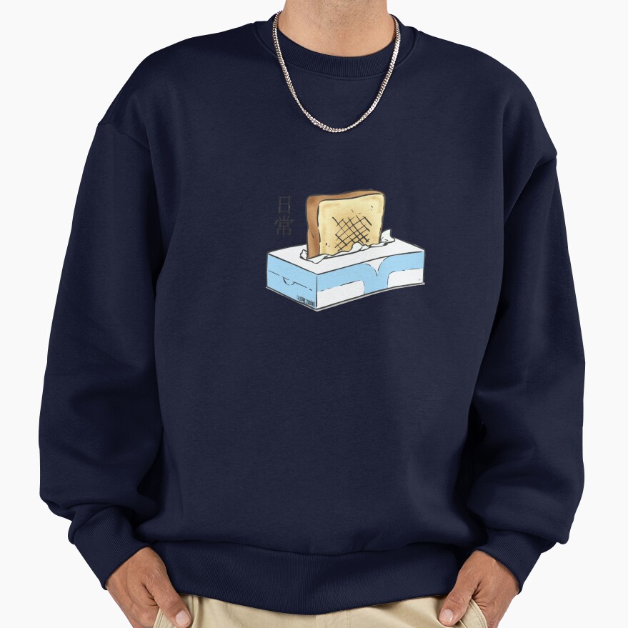 Nichijou Tissue Box Toaster Sweatshirt - Image 5