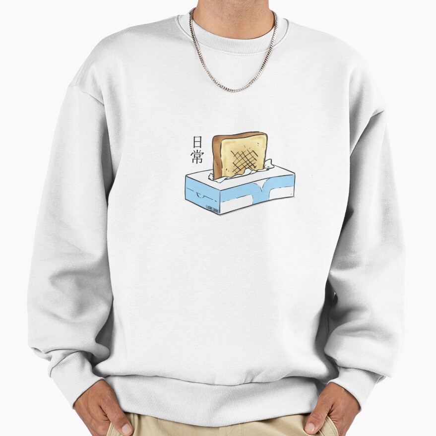 Nichijou Tissue Box Toaster Sweatshirt - Image 2