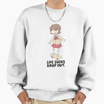 Yuuko Aioi Life Sucks Drop Out Sweatshirt