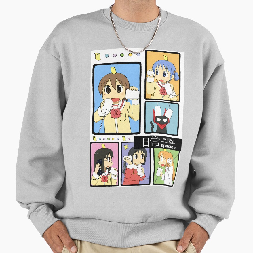 Nichijou Main Characters Sweatshirt