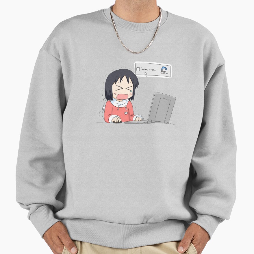 Nichijou Nano Shinonome Crying Sweatshirt - Image 4