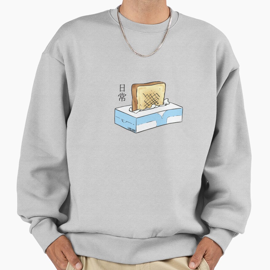 Nichijou Tissue Box Toaster Sweatshirt - Image 4