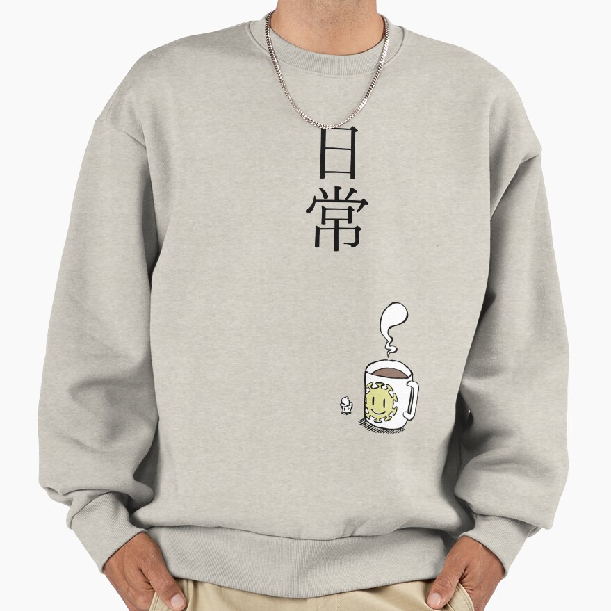 Nichijou Title Updated Sweatshirt - Image 3