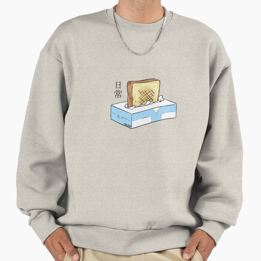 Nichijou Tissue Box Toaster Sweatshirt