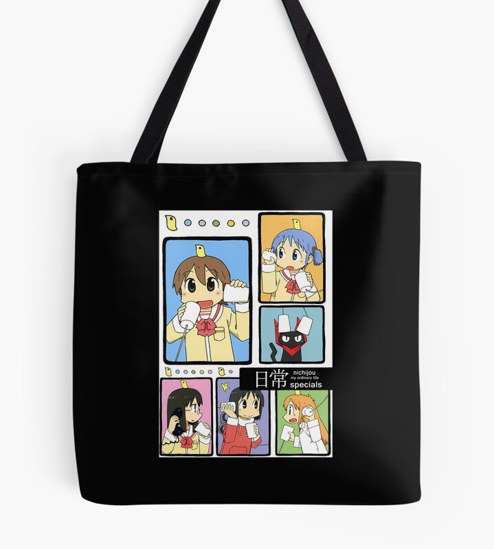 Nichijou Comedy-filled Anime Tote Bag
