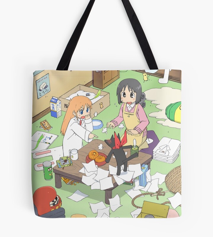 Nichijou Nano Shinonome And Hakase Shinonome Tote Bag