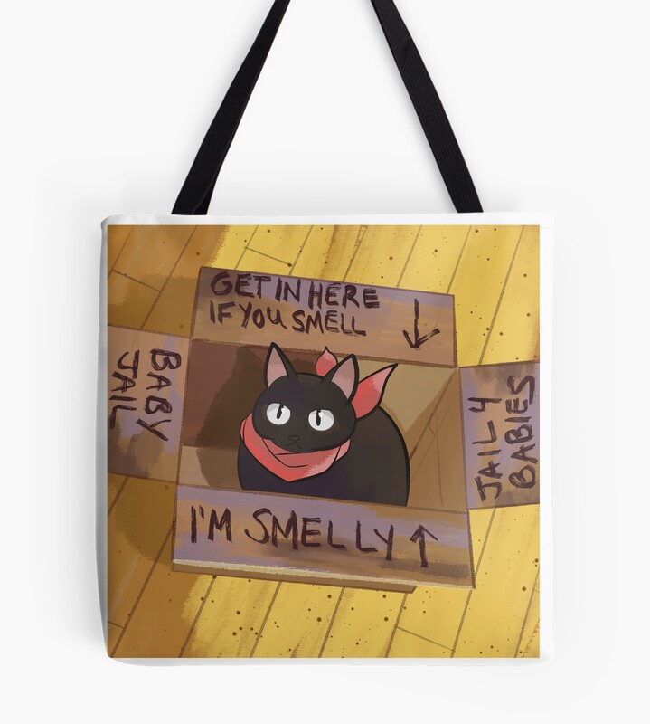 Stinky Cat Baby Nichijou Tote Bag