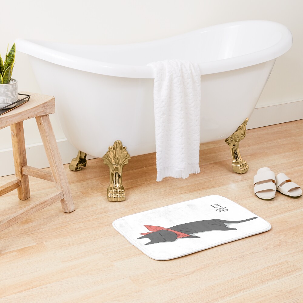 Nichijou Sleeping Sakomoto Bath Mat - Image 2