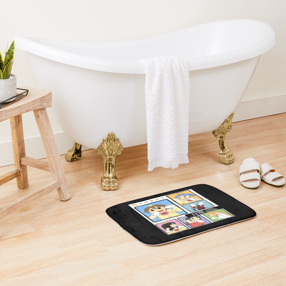 Nichijou Comedy-filled Anime Bath Mat - Image 2
