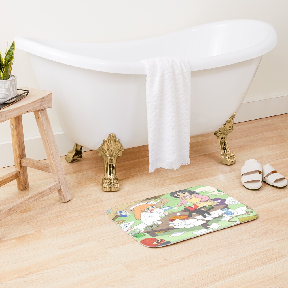 Nichijou Nano Shinonome And Hakase Shinonome Bath Mat - Image 2