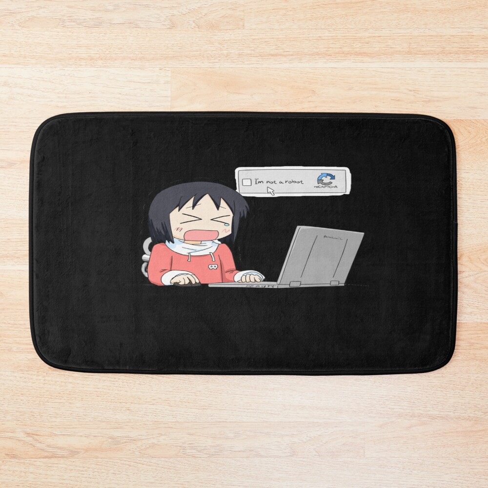 Nichijou Nano Shinonome Crying Bath Mat