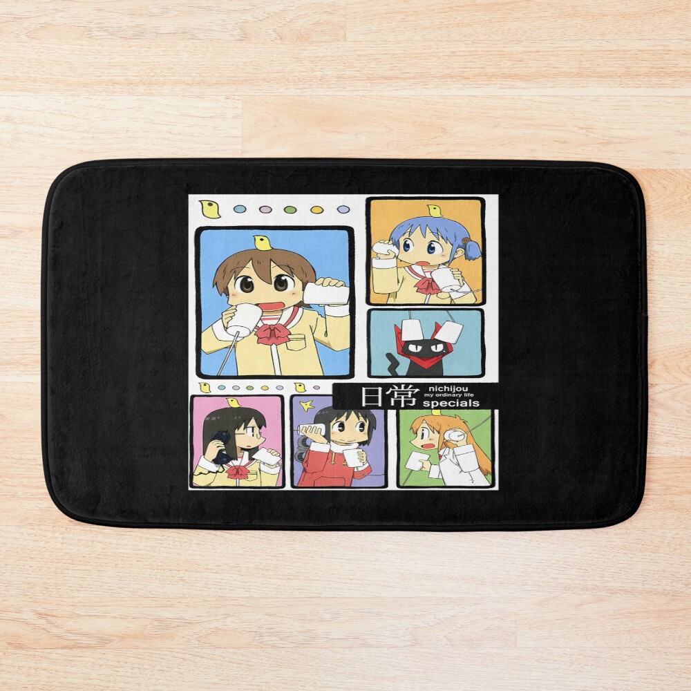 Nichijou Comedy-filled Anime Bath Mat