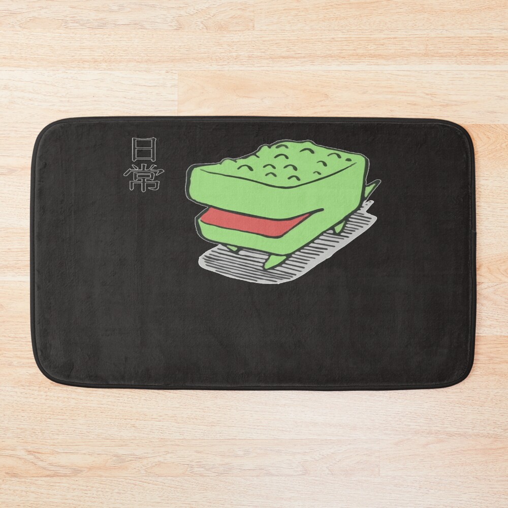 Nichijou Iconic Crocodile Bath Mat